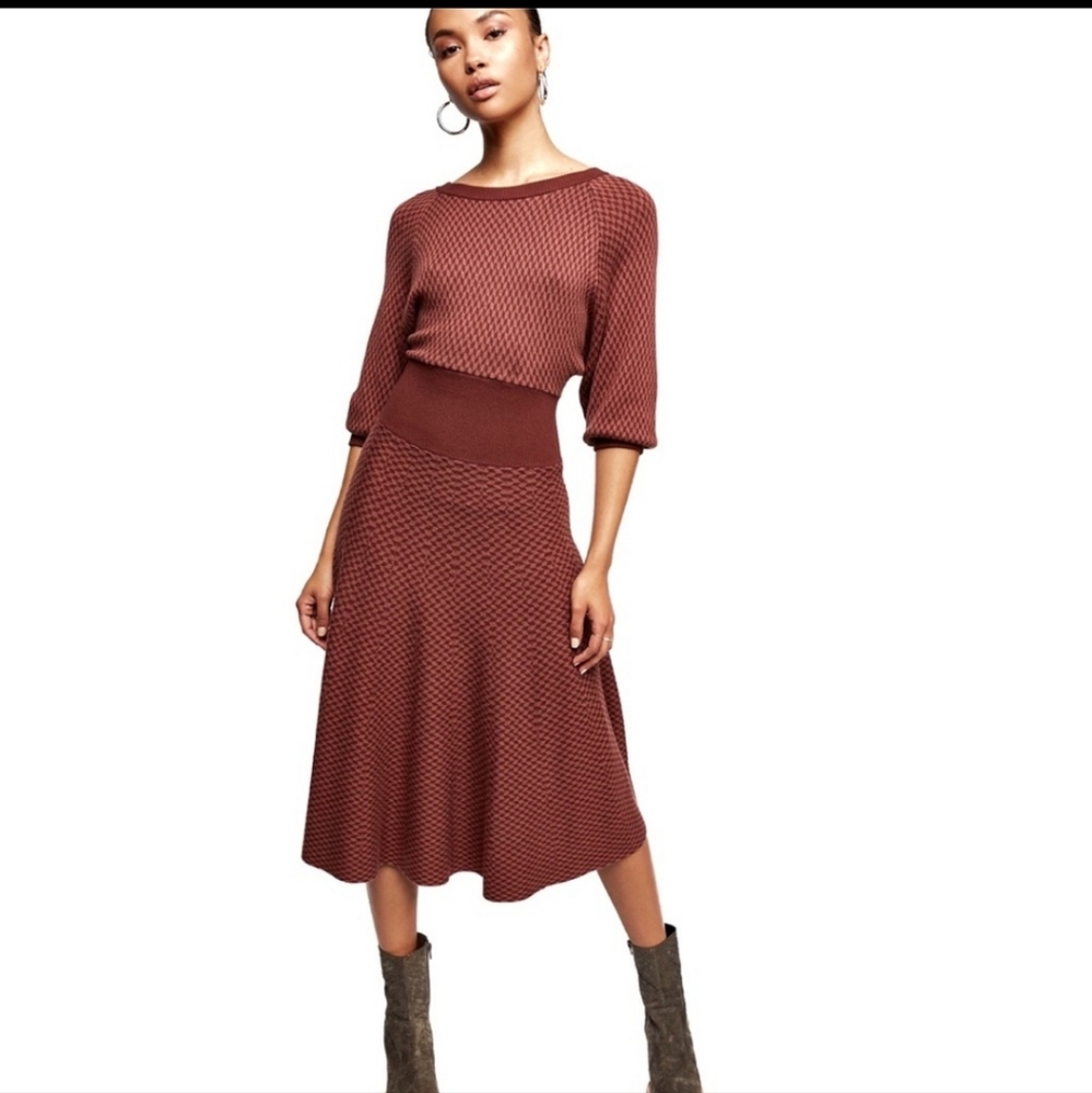 Free People Begin Again Sweater Dress